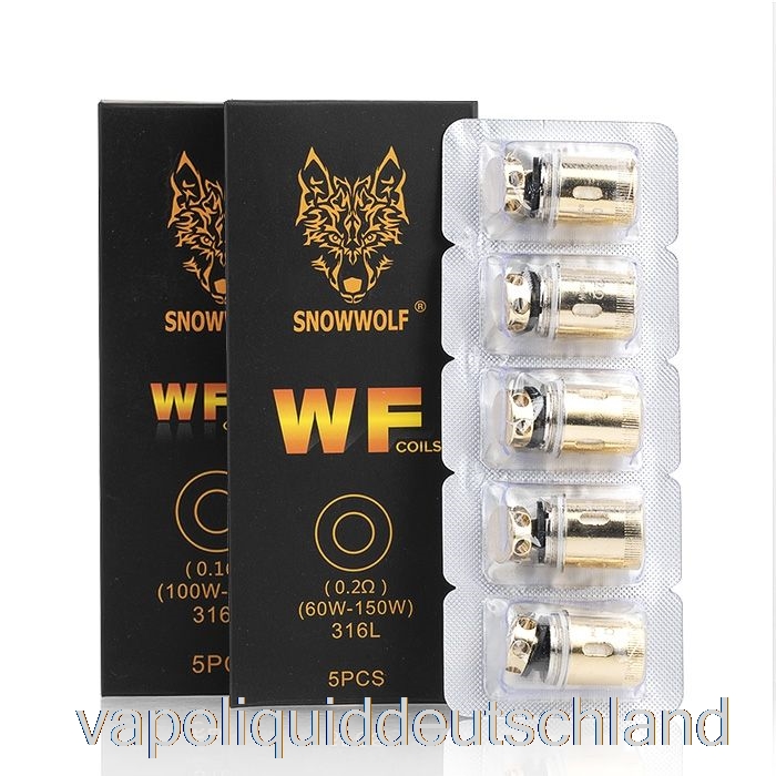 Snowwolf Wolf WF Ersatzspulen 0,17 Ohm WF-X1 Mesh Spulen Vape Liquid